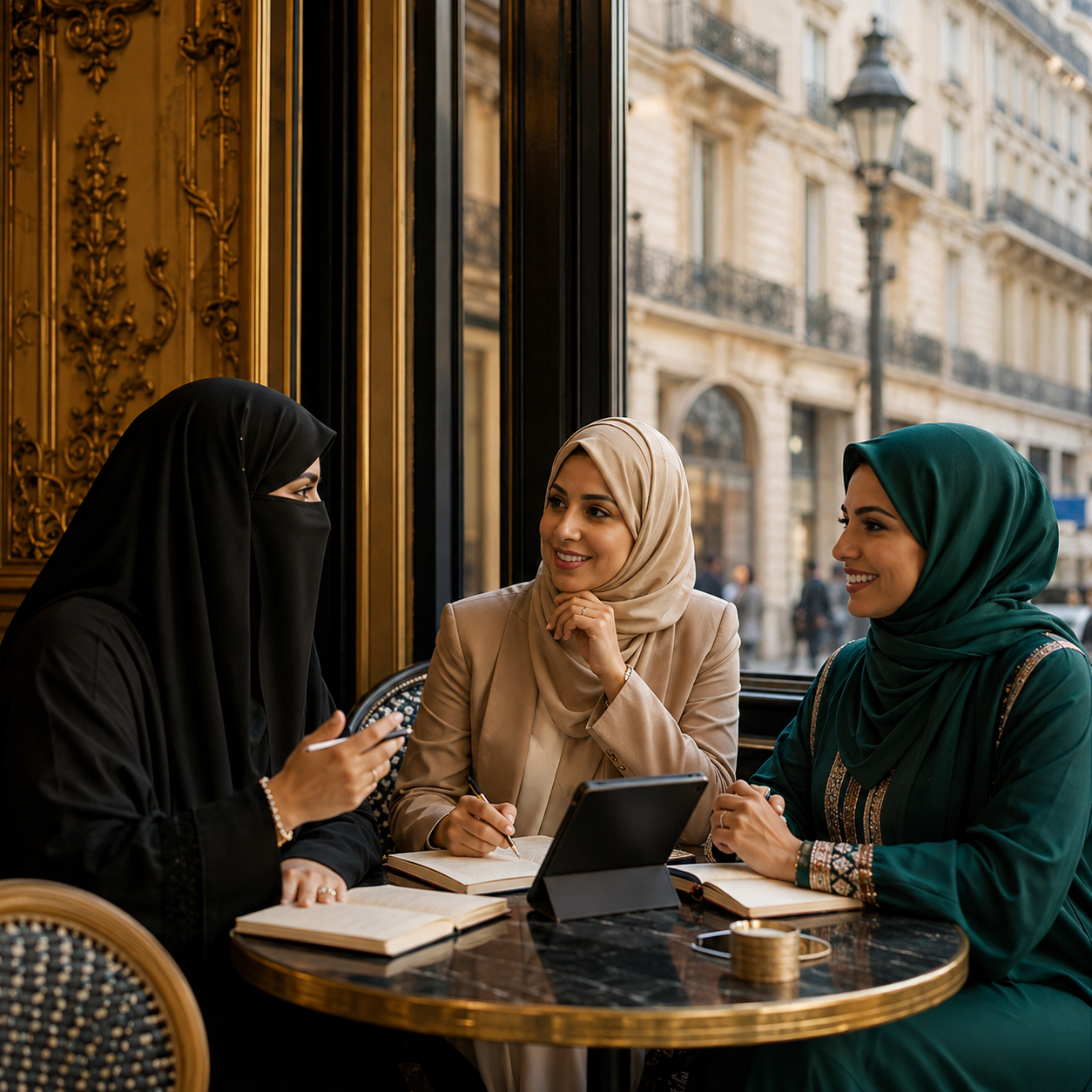 نساء خليجيات يتواصلن في لقاء باريسي